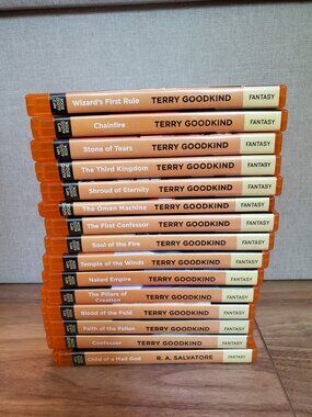 Terry Goodkind Audiobooks 15-Piece Audiobook Lot Total 31 MP3-CDs